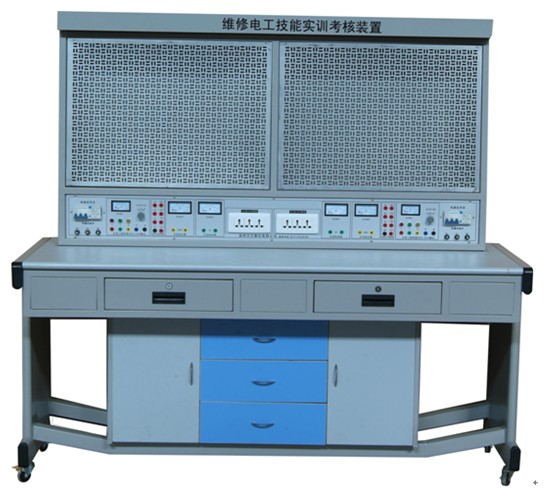 JY-201电工实训考核装置（单面双组、网孔板型）