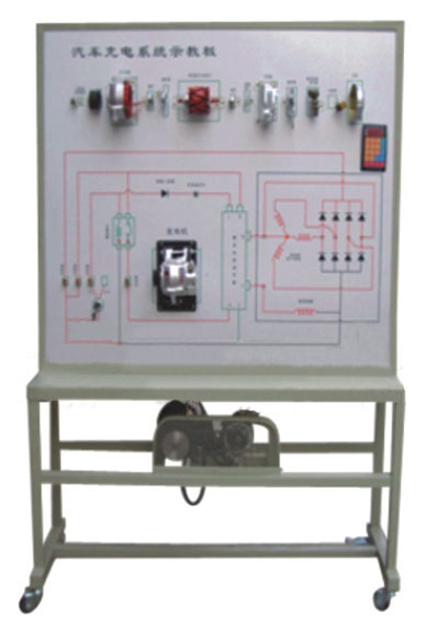 汽车充电系统示教板