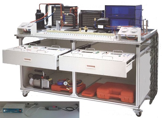 JY-XDZL12KH型空调冰箱组装与调试实训考核装置(智能考核型)